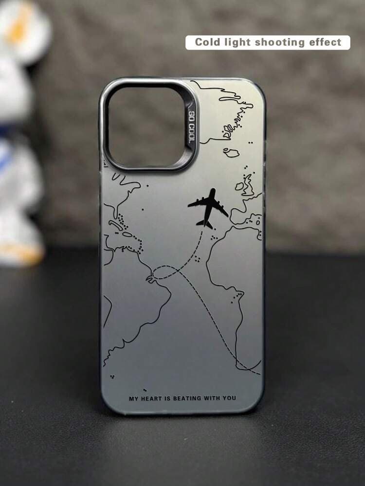 Fashionable airplane print anti-drop case